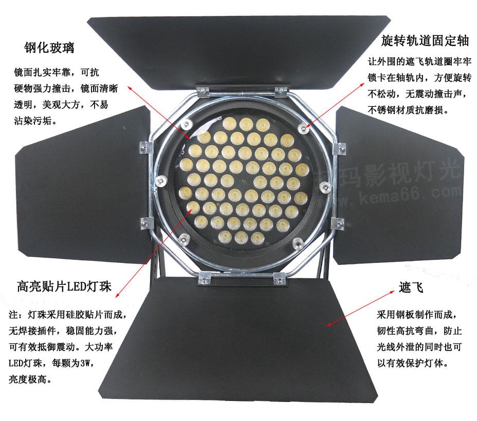 LED數(shù)字化聚光燈CM-LED3W*54